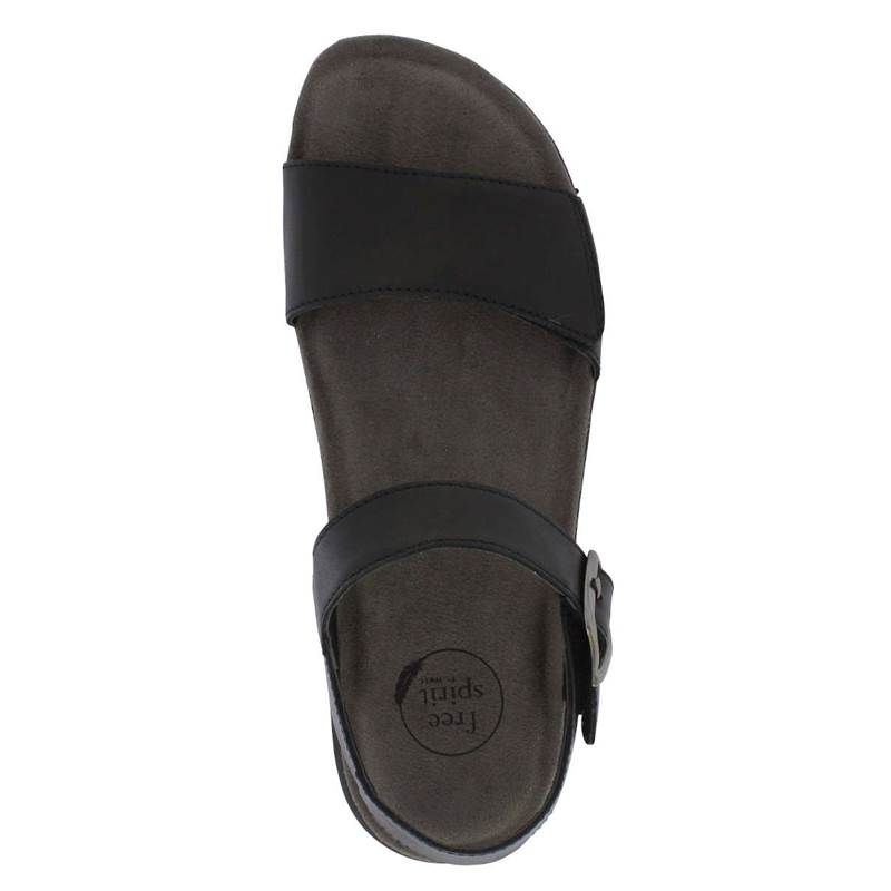 Free Spirit Womens Maine Leather Touch Fasten Sandals-4